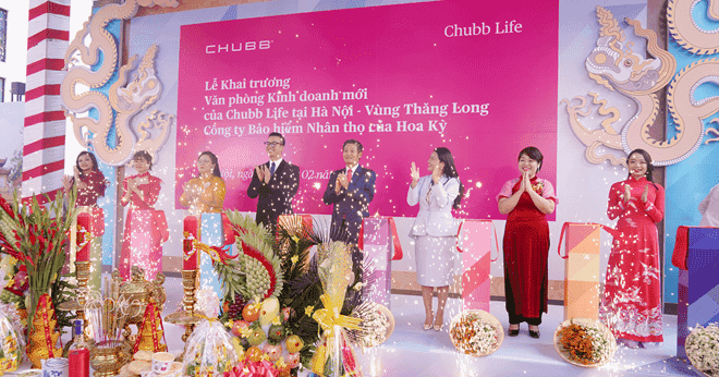 Chubb Life Việt Nam khai trương văn phòng kinh doanh thứ 4 tại Hà Nội