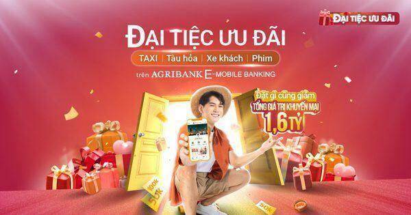 Bùng nổ khuyến mại tới 100.000 đồng trên Agribank E-Mobile Banking