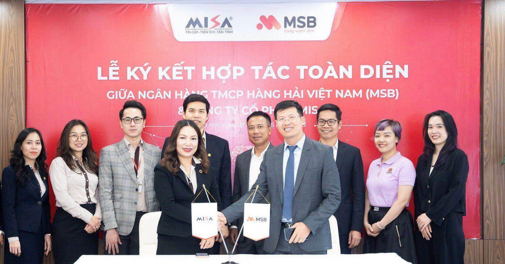 MSB ký kết hợp tác toàn diện cùng MISA triển khai giải pháp tài chính số cho doanh nghiệp MSB ký kết hợp tác toàn diện cùng MISA triển khai giải pháp tài chính số cho doanh nghiệp