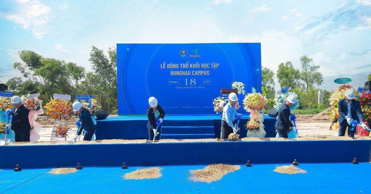 Trường ĐH Văn Hiến động thổ khối học tập thứ 2 gần 5ha