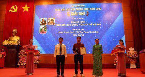 Báo Đầu tư đoạt giải Nhì giải Báo chí tỉnh Quảng Ninh