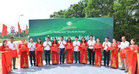 Nhựa Tiền Phong khánh thành “Cầu nối yêu thương” số 98 tại Hương Khê, Hà Tĩnh