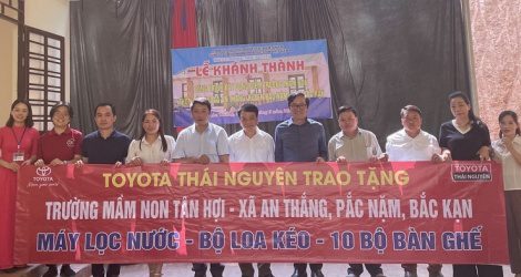 Quỹ Toyota xây điểm trường cho trẻ em vùng sâu