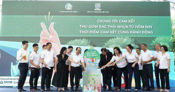 Unilever mang kinh tế tuần hoàn nhựa vào đời sống thông qua khuyến khích người dân phân loại rác tại nguồn