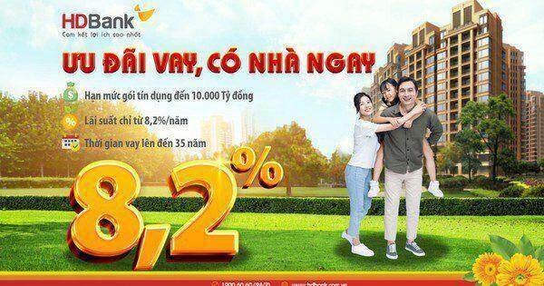 Vay mua nhà lãi suất chỉ từ 8/2%/năm tại HDBank
