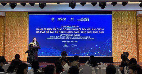 BIDV phối hợp thúc đẩy chuyển đổi số, an ninh mạng cho doanh nghiệp do nữ làm chủ