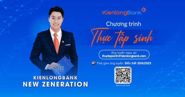 Thực tập sinh tiềm năng năm 2023 tại KienlongBank chính thức khởi động