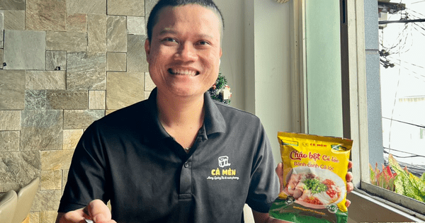Chàng trai đưa bánh canh cá lóc xuất ngoại