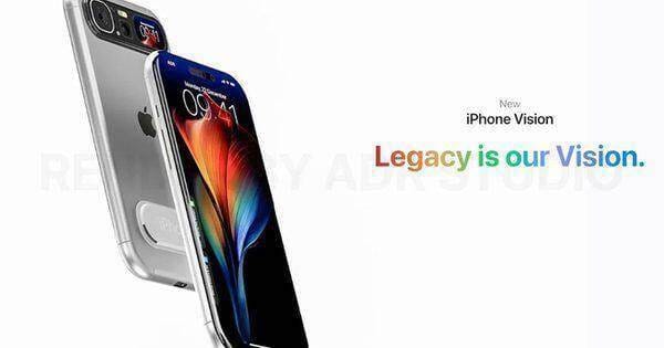 Độc đáo ý tưởng iPhone Vision với màn hình kép