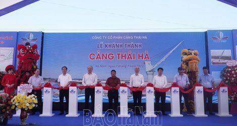 Hà Nam đưa vào hoạt động Cảng thủy nội địa Thái Hà