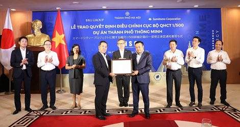 Hà Nội: Trao Quyết định điều chỉnh cục bộ Quy hoạch chi tiết hai bên tuyến đường Nhật Tân