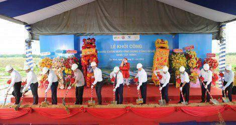 Khởi công dự án khu chăn nuôi ứng dụng công nghệ cao DHN Tây Ninh