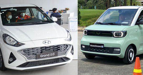 Nên mua xe Wuling Hongguang Mini EV mới hay Hyundai Grand i10 cũ?