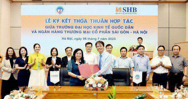 SHB tăng cường hợp tác với Đại học Kinh tế Quốc Dân