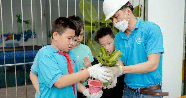 Tái chế vỏ hộp sữa, ươm mầm sống xanh
