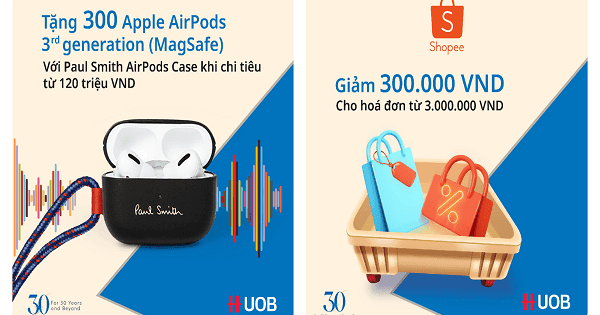 Ngân hàng UOB Việt Nam khuyến mãi “khủng” nhân kỷ niệm 30 năm hoạt động