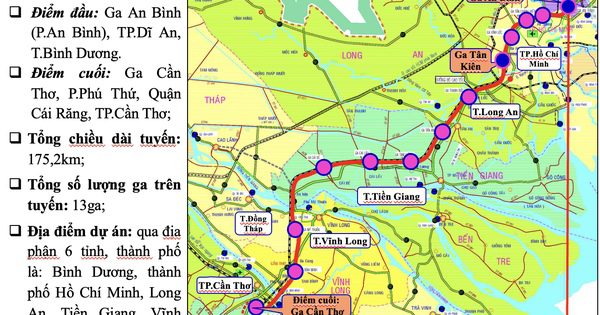 Tuyến đường sắt TP HCM – Cần Thơ sẽ hoàn thành trước năm 2035