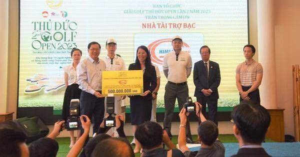 Him Lam Land chung tay giải Golf Thủ Đức Open lần 2 xây dựng Quỹ “Vì người nghèo”