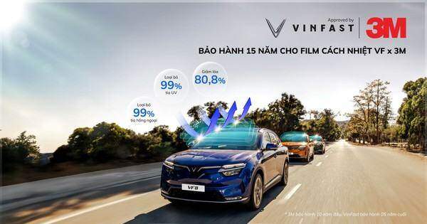 VinFast “bắt tay” 3M phát triển phim cách nhiệt cao cấp dành riêng cho chủ xe điện VinFast