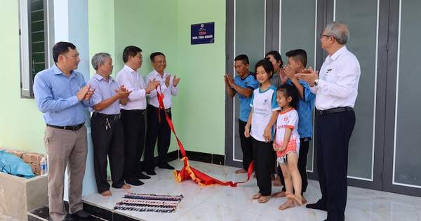 Hoàn thành xây dựng 5 căn nhà tình nghĩa do EVNCPC hỗ trợ