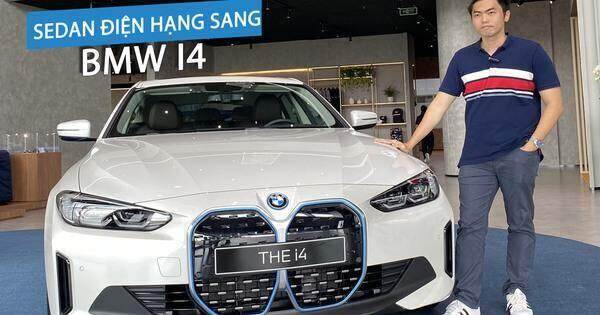 ‘Sờ’ tận tay BMW i4, sedan thuần điện giá 3,759 tỉ đồng tại Việt Nam