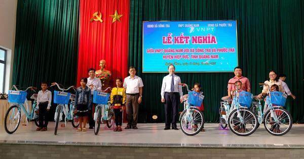 VNPT Quảng Nam trao 30 xe đạp cho học sinh nghèo