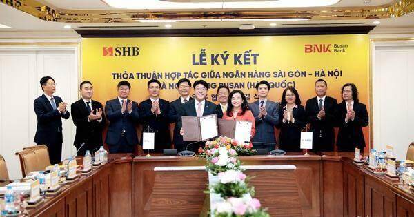 SHB thiết lập quan hệ hợp tác với Ngân hàng Busan (Hàn Quốc)
