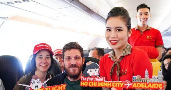 Đường bay đến Perth, Adelaide của Vietjet vừa khai trương