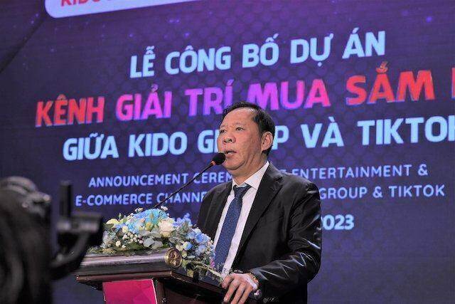 Tập đoàn KIDO hợp tác với TikTok ra mắt kênh giải trí mua sắm E2E