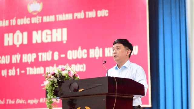 Cử tri kiến nghị giá đền bù dự án Vành đai 3 chưa hợp lý, lãnh đạo TP Thủ Đức nói gì? Cử tri kiến nghị giá đền bù dự án Vành đai 3 chưa hợp lý, lãnh đạo TP Thủ Đức nói gì?