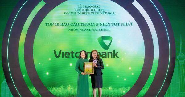 Vietcombank được bình chọn trong top 10 doanh nghiệp niêm yết có Báo cáo thường niên tốt nhất trên thị trường chứng khoán Vietcombank được bình chọn trong top 10 doanh nghiệp niêm yết có Báo cáo thường niên tốt nhất trên thị trường chứng khoán