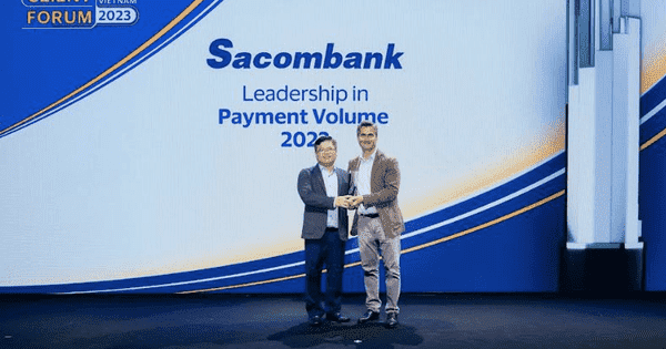 Sacombank tiếp tục là ngân hàng dẫn đầu về doanh số thanh toán thẻ Visa tại Việt Nam