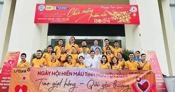 LPBank tổ chức ngày hội hiến máu tình nguyện 2024 “Trao giọt hồng LPBank tổ chức ngày hội hiến máu tình nguyện 2024 “Trao giọt hồng
