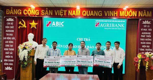 Bảo hiểm Agribank Kiên Giang chi trả hơn 279 triệu đồng cho gia đình các khách hàng