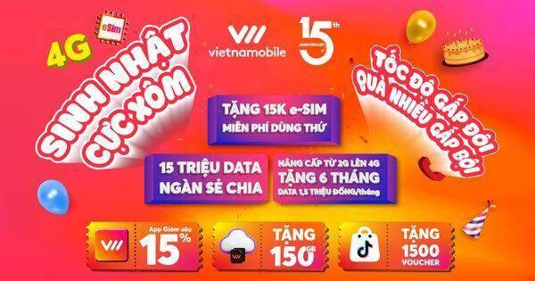 Nâng cấp lên 4G nhận ưu đãi từ Vietnamobile Nâng cấp lên 4G nhận ưu đãi từ Vietnamobile