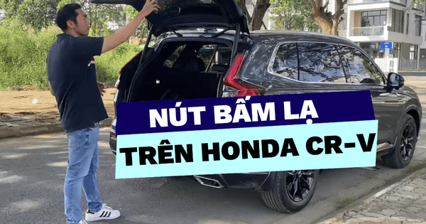 Nút bấm ‘lạ’ trên cốp xe Honda CR-V để làm gì?