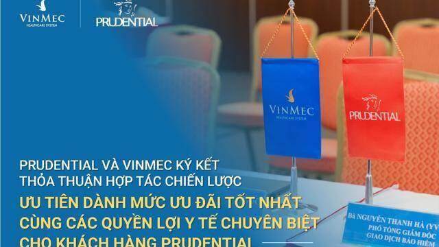 Prudential và Vinmec ký kết hợp tác chiến lược, mạng lại giải pháp y tế tốt hơn cho khách hàng Prudential và Vinmec ký kết hợp tác chiến lược, mạng lại giải pháp y tế tốt hơn cho khách hàng