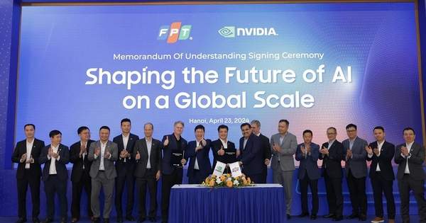 FPT hợp tác toàn diện với NVIDIA, cùng xây dựng nhà máy AI tại Việt Nam FPT hợp tác toàn diện với NVIDIA, cùng xây dựng nhà máy AI tại Việt Nam