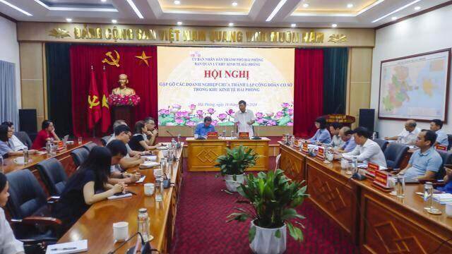 Hải Phòng phấn đấu 100% doanh nghiệp FDI thành lập công đoàn cơ sở Hải Phòng phấn đấu 100% doanh nghiệp FDI thành lập công đoàn cơ sở