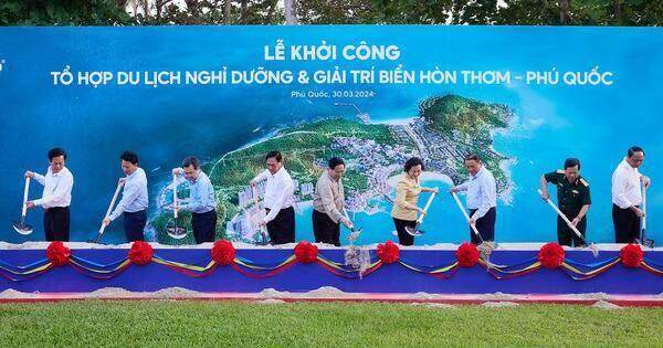 Thủ tướng Phạm Minh Chính khảo sát các dự án tại Thị trấn Hoàng Hôn, Phú Quốc