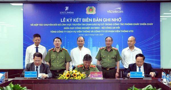 VNPT ký hợp tác truyền tin cảnh báo sớm phòng cháy chữa cháy VNPT ký hợp tác truyền tin cảnh báo sớm phòng cháy chữa cháy