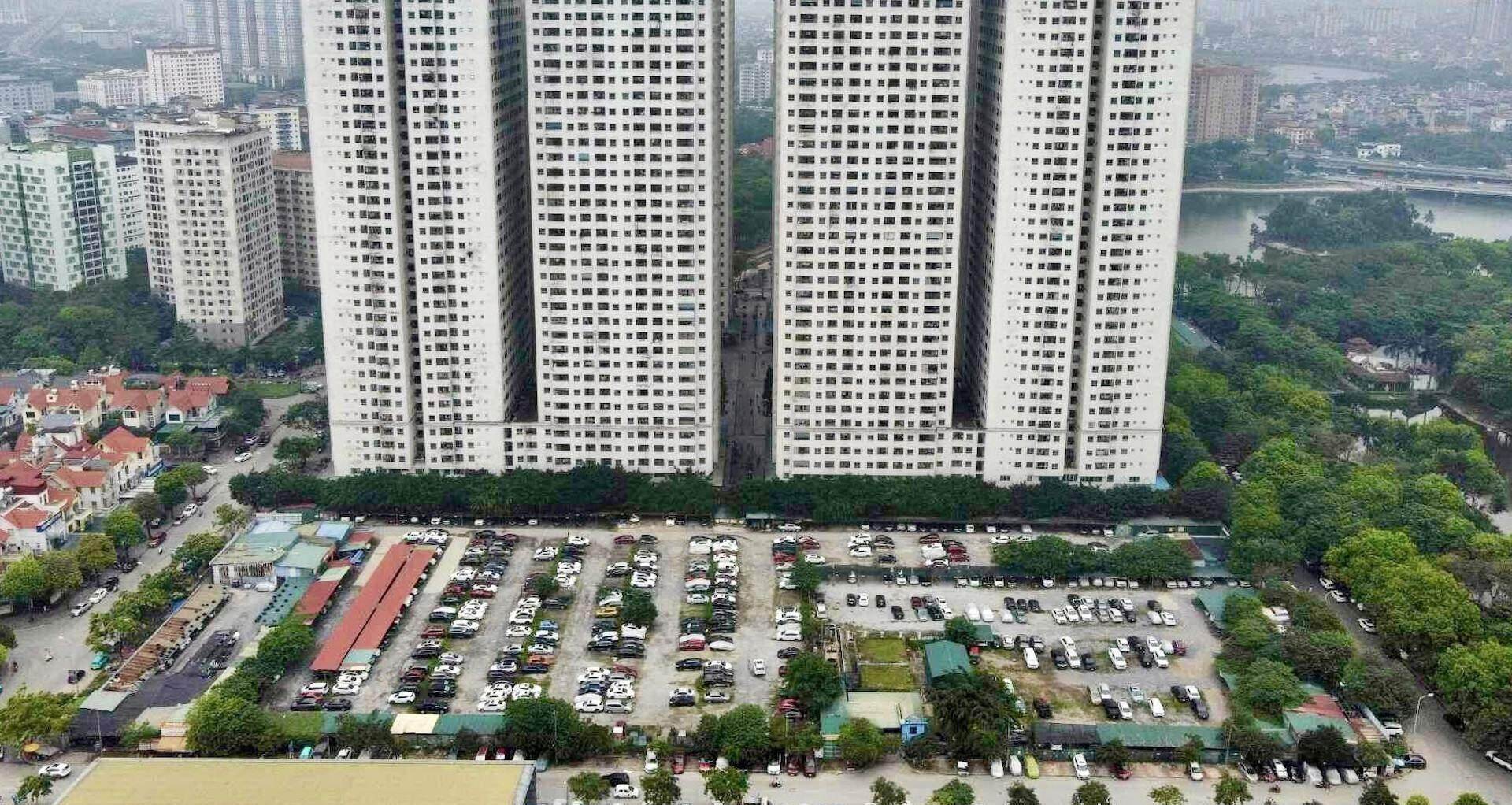 Toàn cảnh khu đất bãi xe lậu sắp xây trường học ở phường đông dân nhất Hà Nội