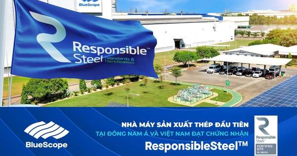NS BlueScope – Doanh nghiệp tiên phong tại Việt Nam sản xuất thép có trách nhiệm NS BlueScope – Doanh nghiệp tiên phong tại Việt Nam sản xuất thép có trách nhiệm