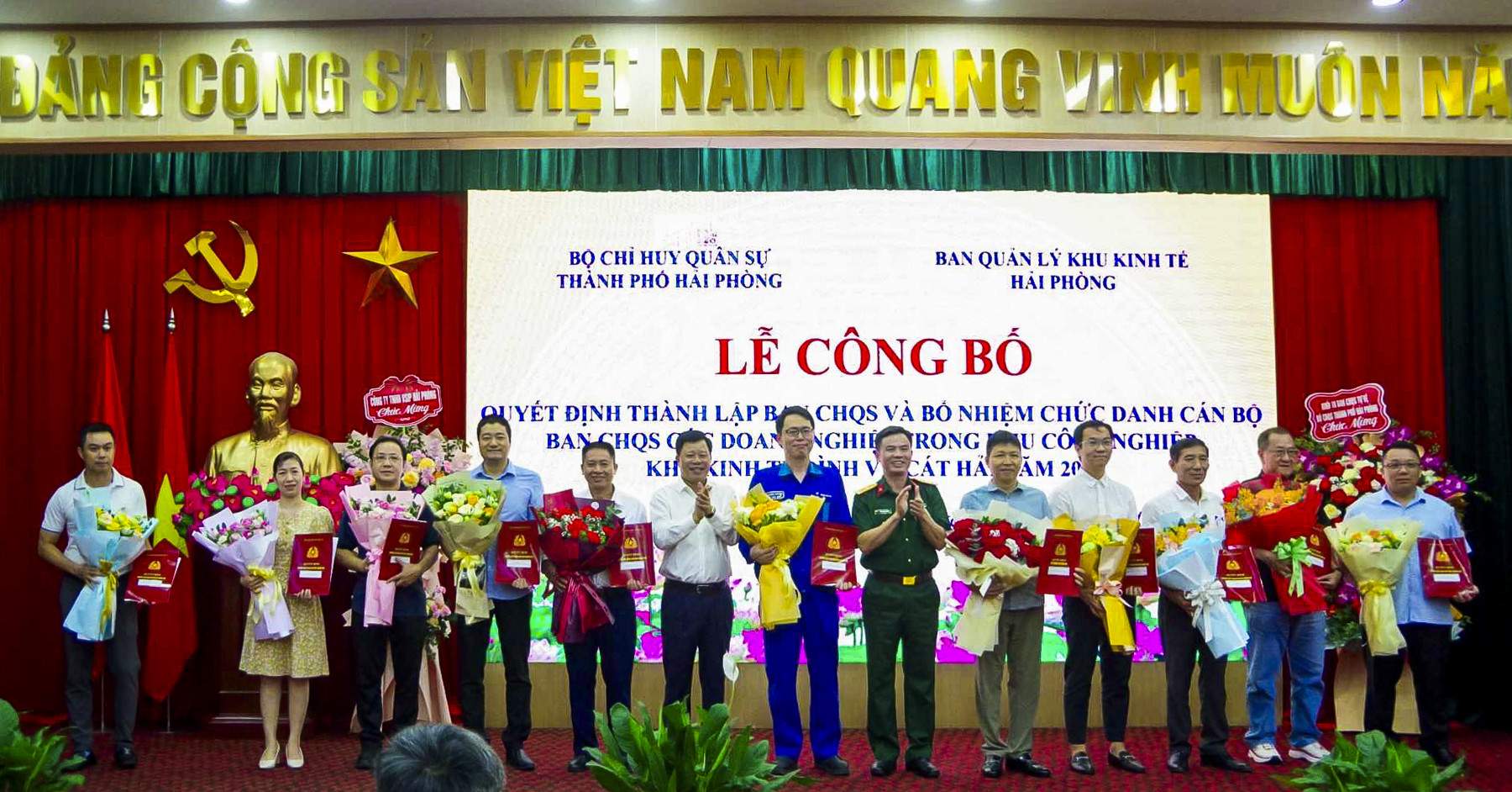 Thành lập 11 Ban Chỉ huy Quân sự tại KCN Hải Phòng có doanh nghiệp nước ngoài Thành lập 11 Ban Chỉ huy Quân sự tại KCN Hải Phòng có doanh nghiệp nước ngoài