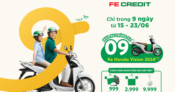 9 ngày vàng – Ngập tràn ưu đãi: Cơ hội ‘mua 1 được 2’ xe Honda Vision