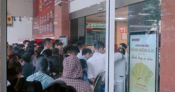 Đề nghị cử công an phối hợp đảm bảo an ninh trật tự tại các điểm bán vàng miếng
