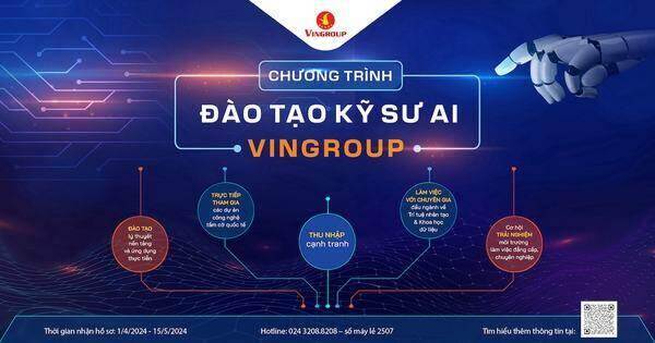 VinBigdata Tuyển sinh Chương trình Đào tạo Kỹ sư AI mùa 5
