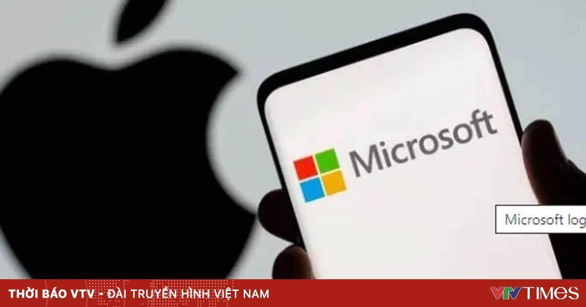 Apple giành lại ngôi vương từ Microsoft