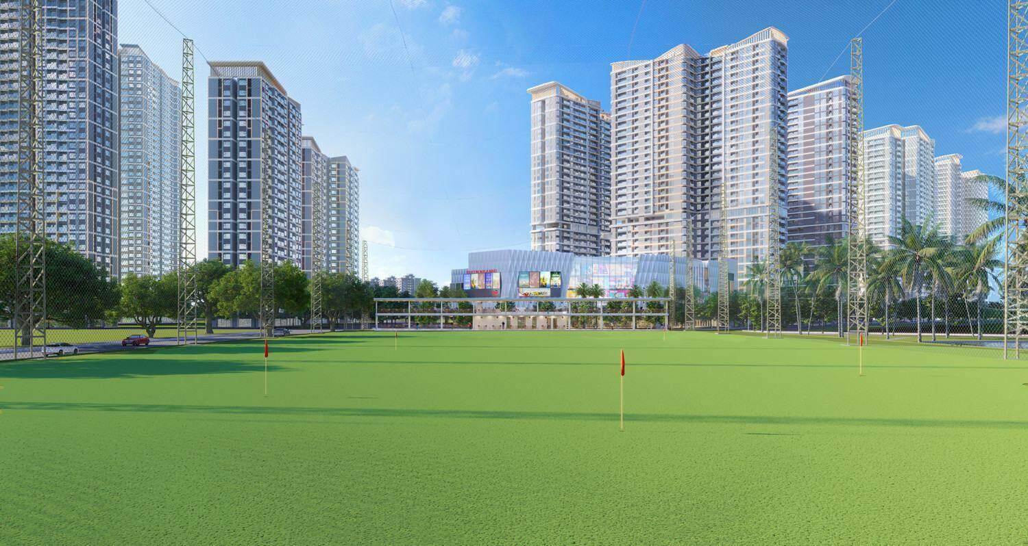 Sân tập golf bên nhà