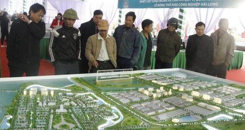 thúc đẩy tiến độ thực hiện dự án xây dựng Khu công nghiệp Hải Long